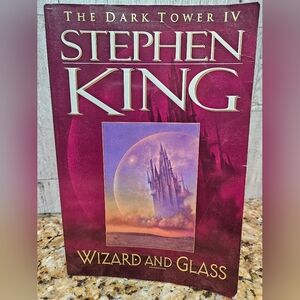 📖 The Dark Tower IV Wizard And Glass Stephen King Paperback Book Softcover 📖